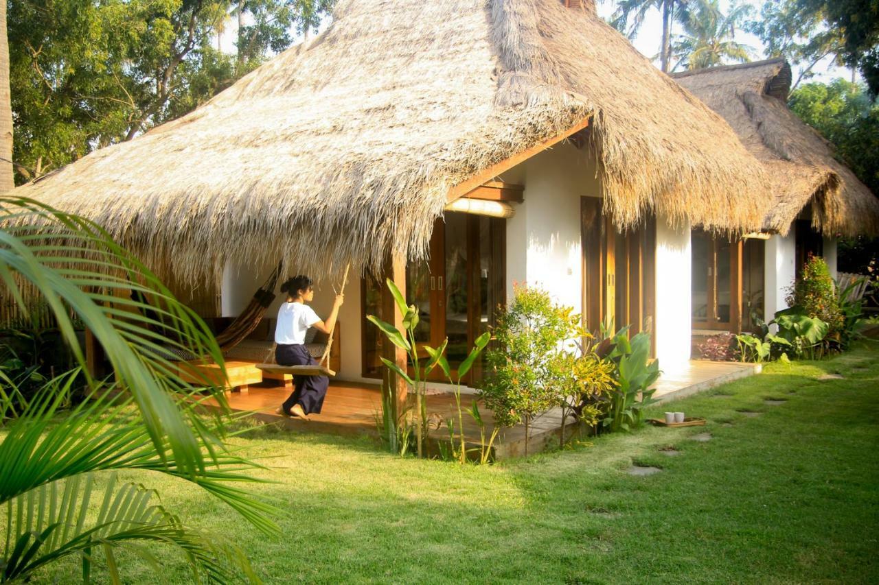 Nanas Homestay Bungalow Gili Air Exterior foto
